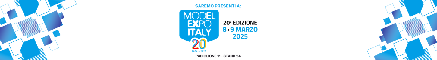 Venite a trovarci al Model Expo Italy 2025 di Verona, 8-9 Marzo, Padiglione 11 stand 24